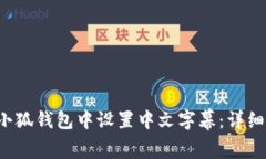 如何在小狐钱包中设置中文字幕：详